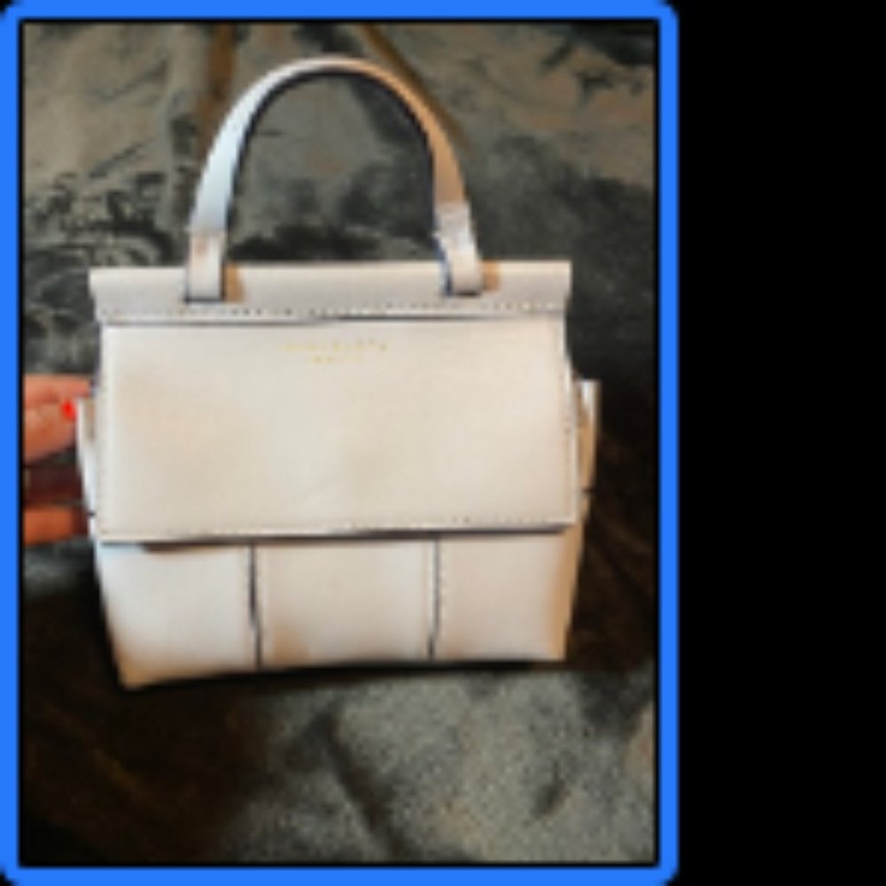 Tory Burch block-t mini crossbody bag light blue